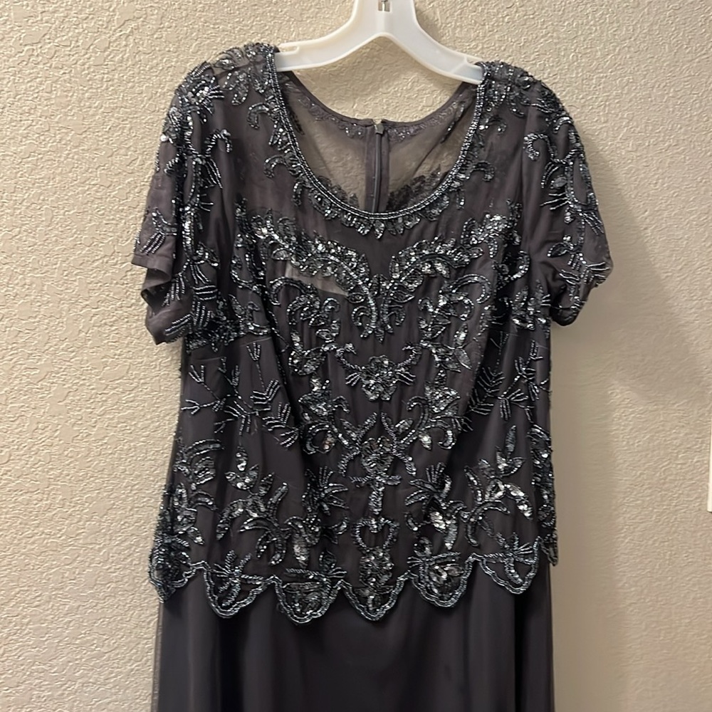 Host Pick❄️❄️Oleg Cassini Elegant Navy Evening Dress 18W